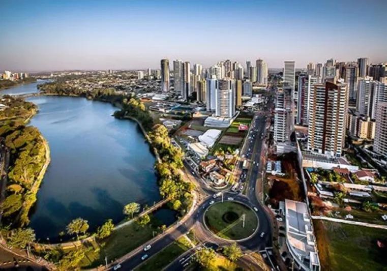 Flat Luxo Premium - Londrina Flat Hotel - 43M² #Garagemgratis Bagian luar foto